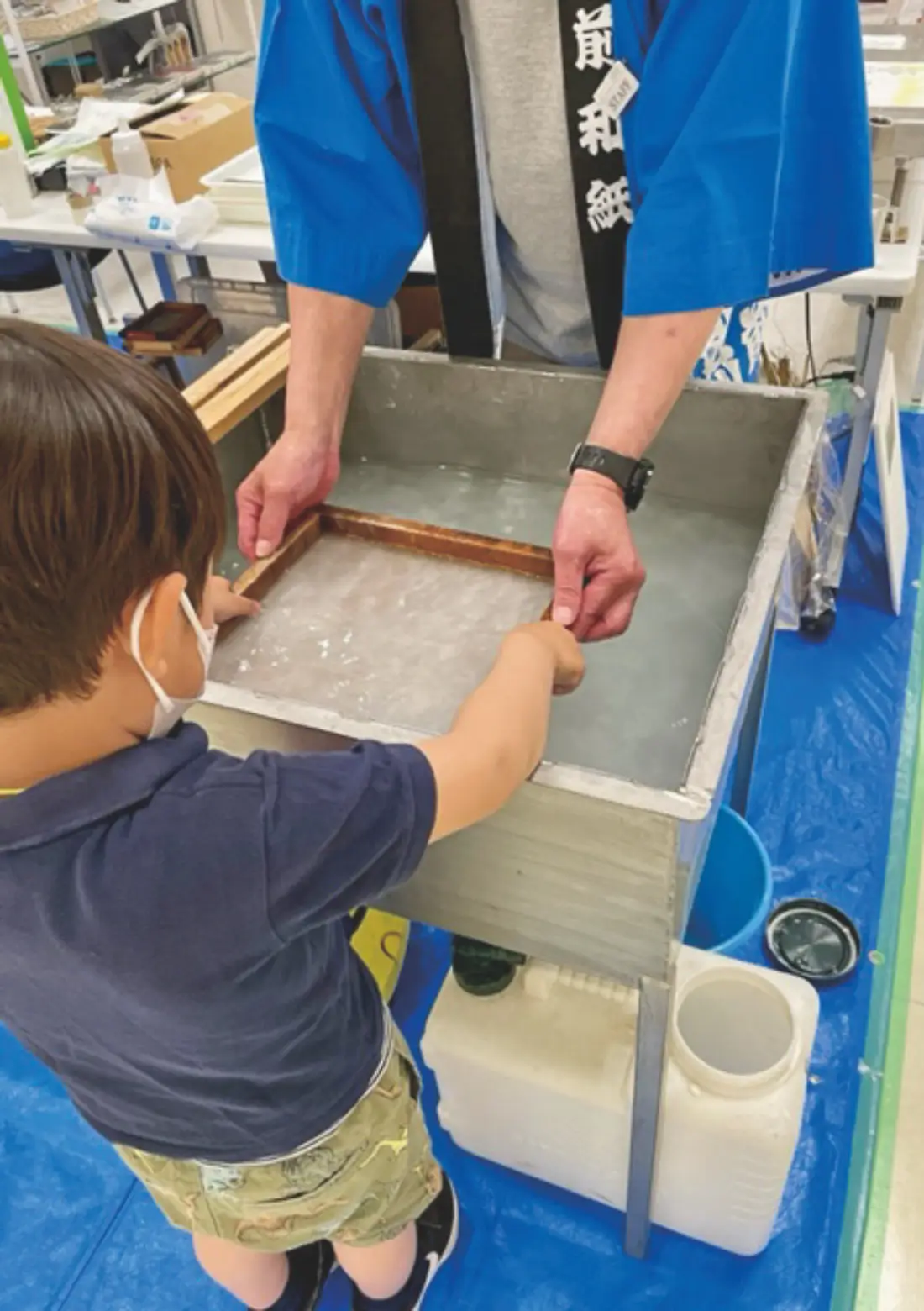 越前和紙 紙すき体験教室